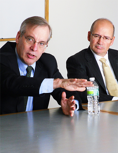 President Dudley guest lectures at the University of Rochester