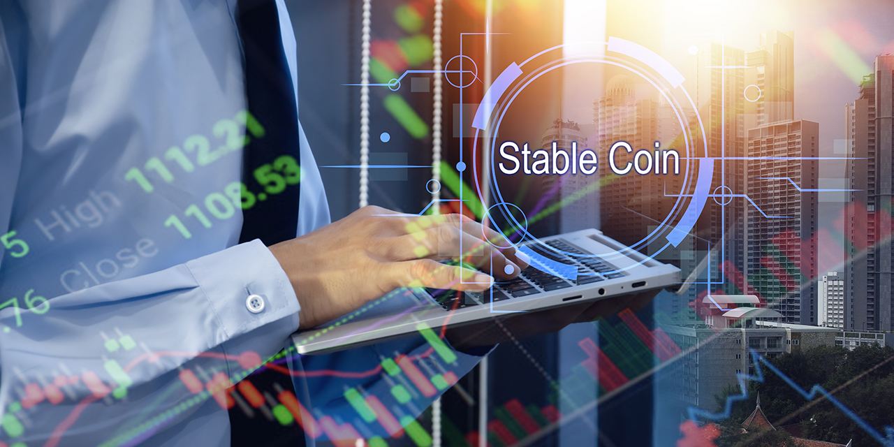 Financial professional typing on a device with overlay showing trading metrics and stock charts representing against urban skyline Financial professional typing on a device with overlay showing trading metrics and stock charts representing against urban skyline